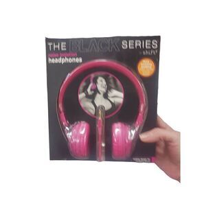 The black series noise isolation over ear headphones barbiecore pink